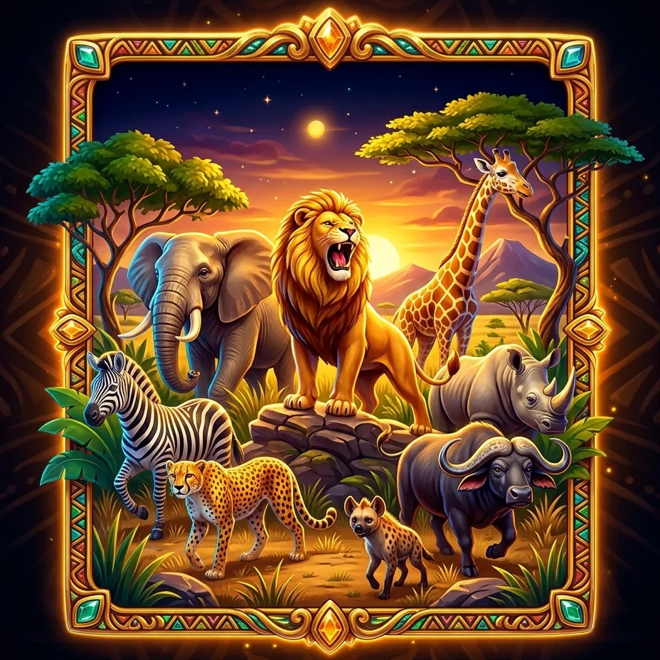 Wild Safari sur machine à sous en ligne argent réel
